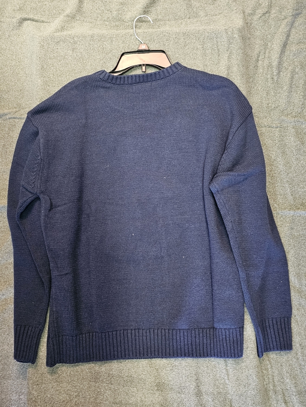 Mighty Fine Navy Sweater with Bear Motif - Picture 4 of 4